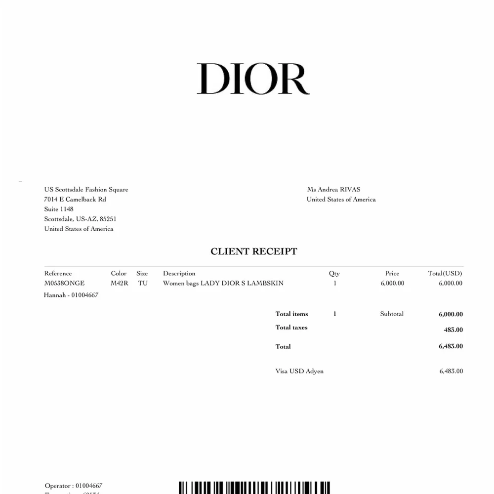 Small Lady Dior My ABCDior Bag
Cannage Lambskin - Picture 3 of 3